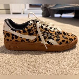 Reebok Women's Leopard Sneakers - Club C Grounds Uk